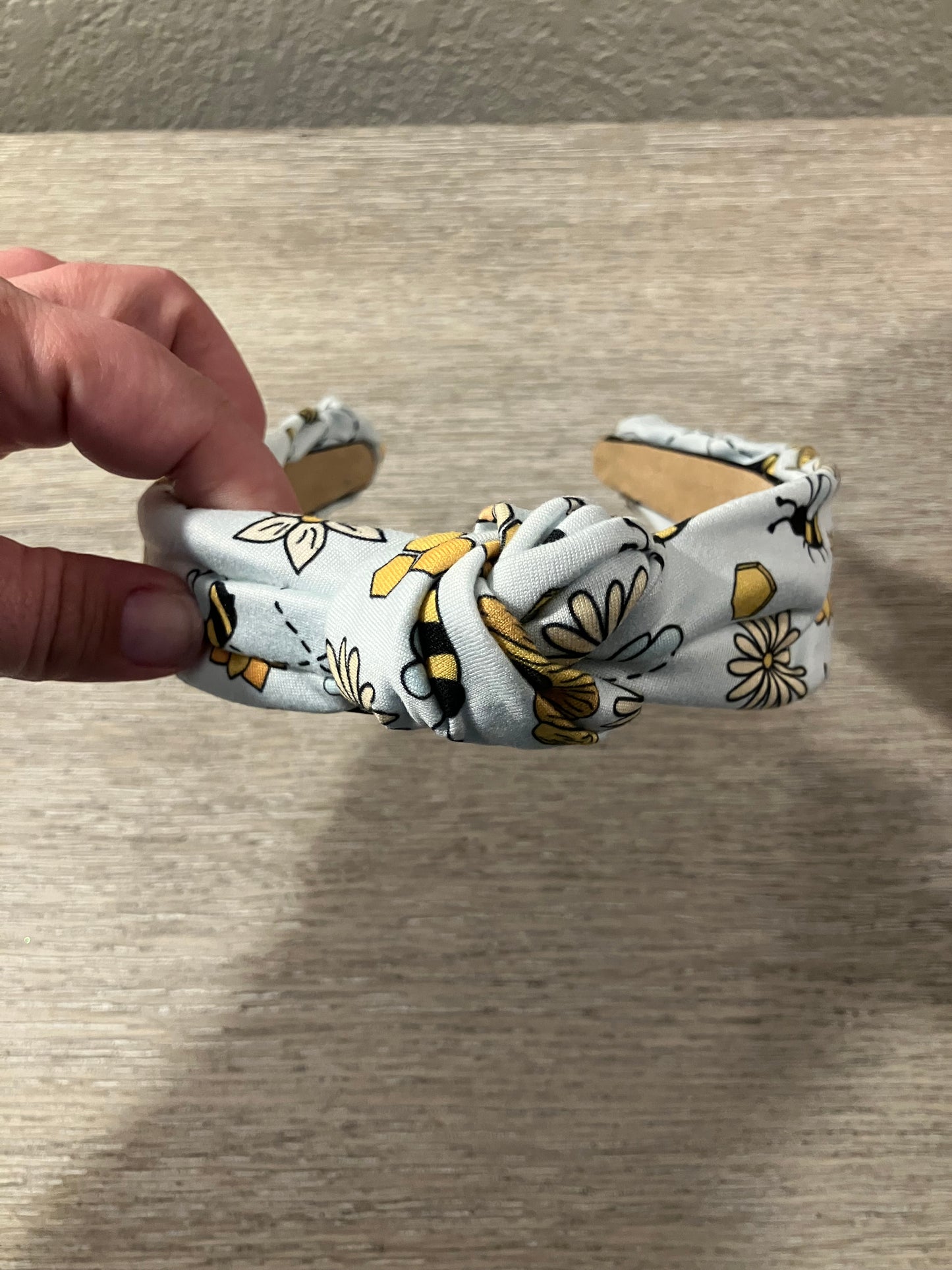 Bees top knot headbands