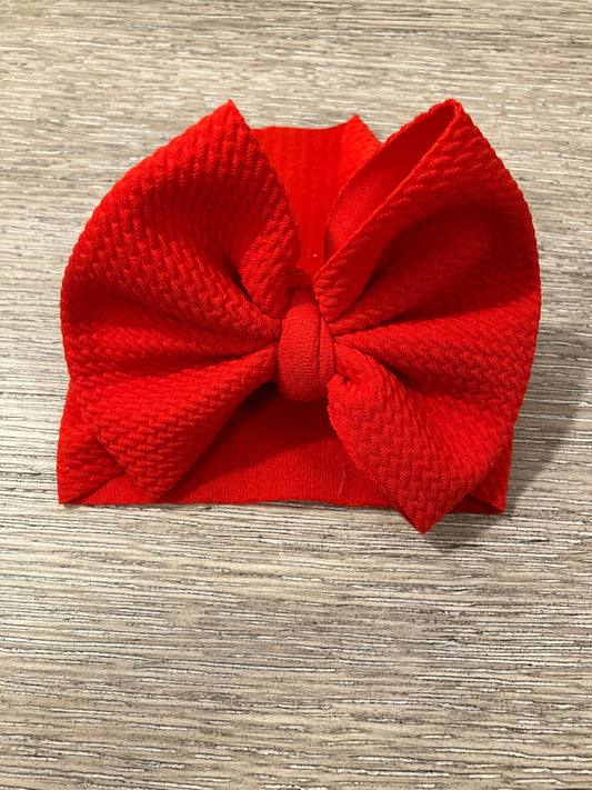 Red premie bow wrap