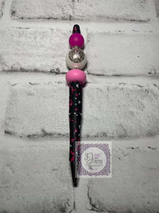 Breast cancer awareness pen💜