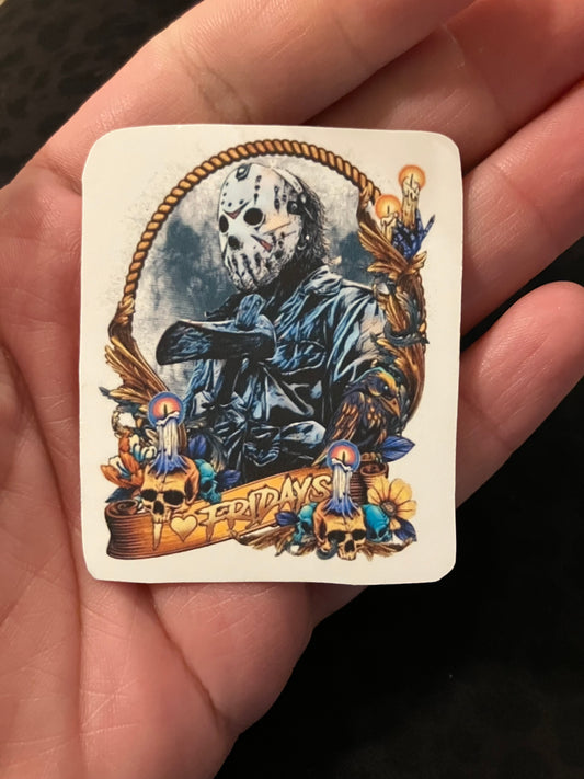Friday the 13th stickers