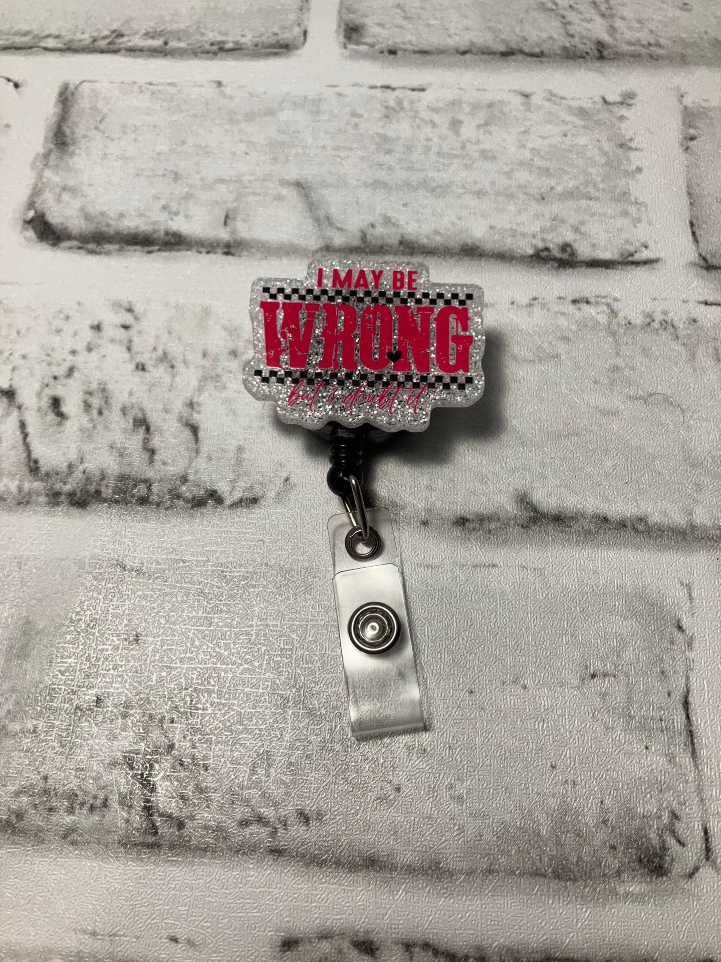 I may be wrong but I doubt it badge reel