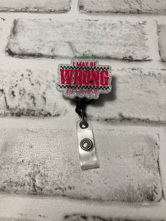 I may be wrong but I doubt it badge reel