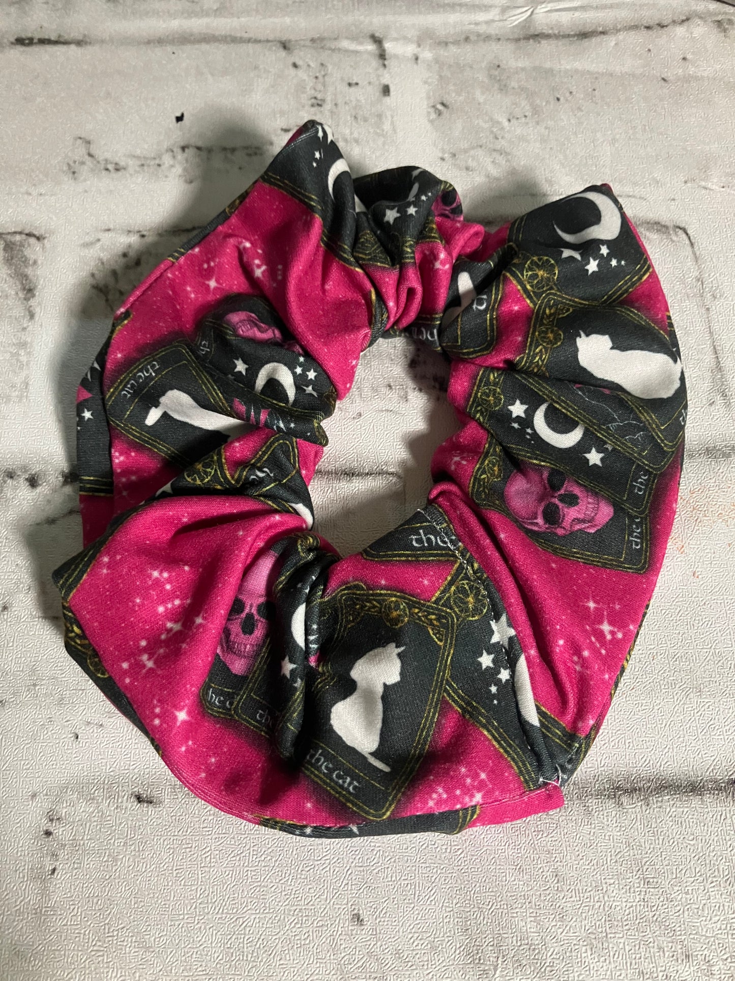 Pink tarot scrunchies