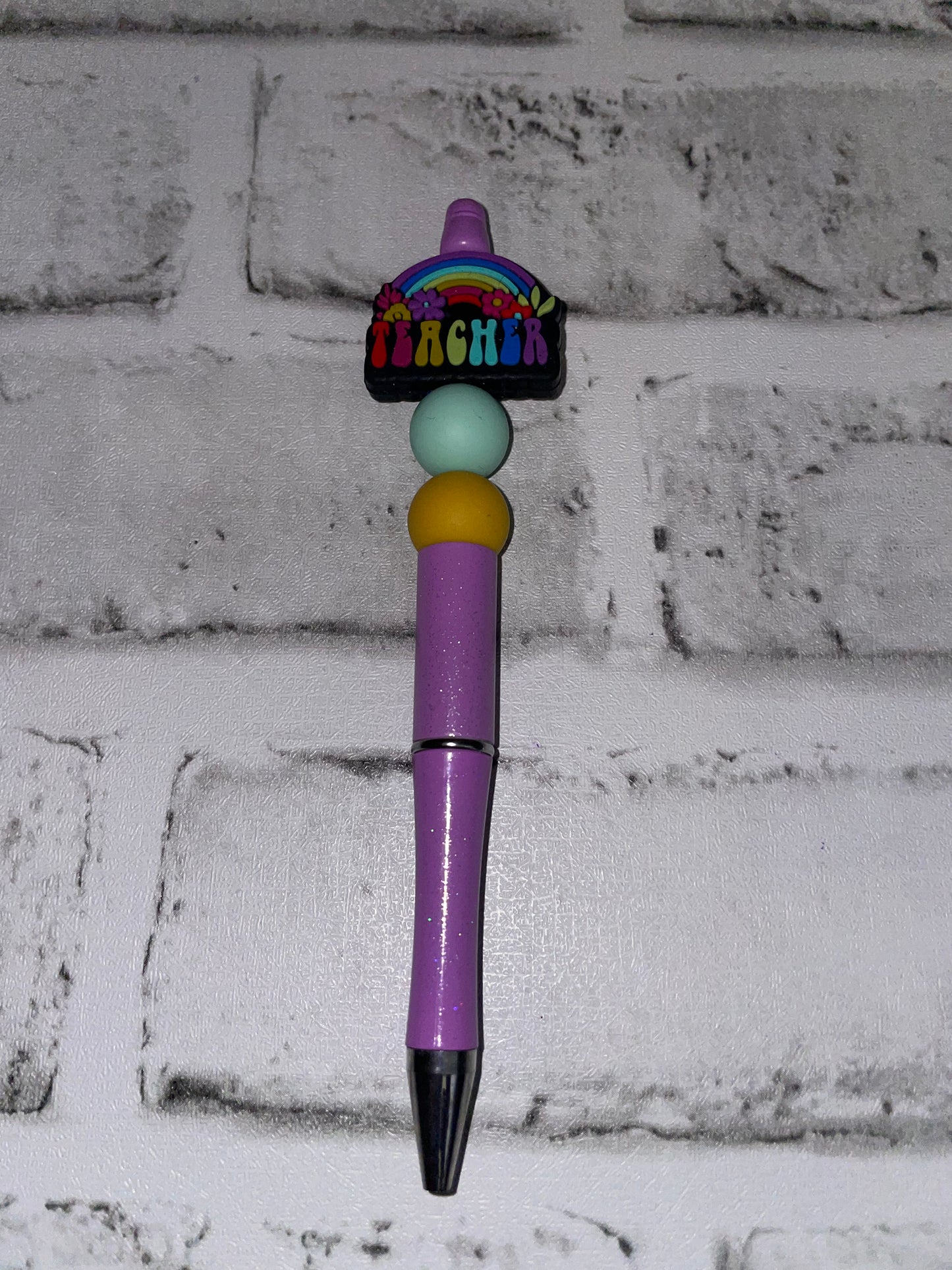 Teacher purple pen