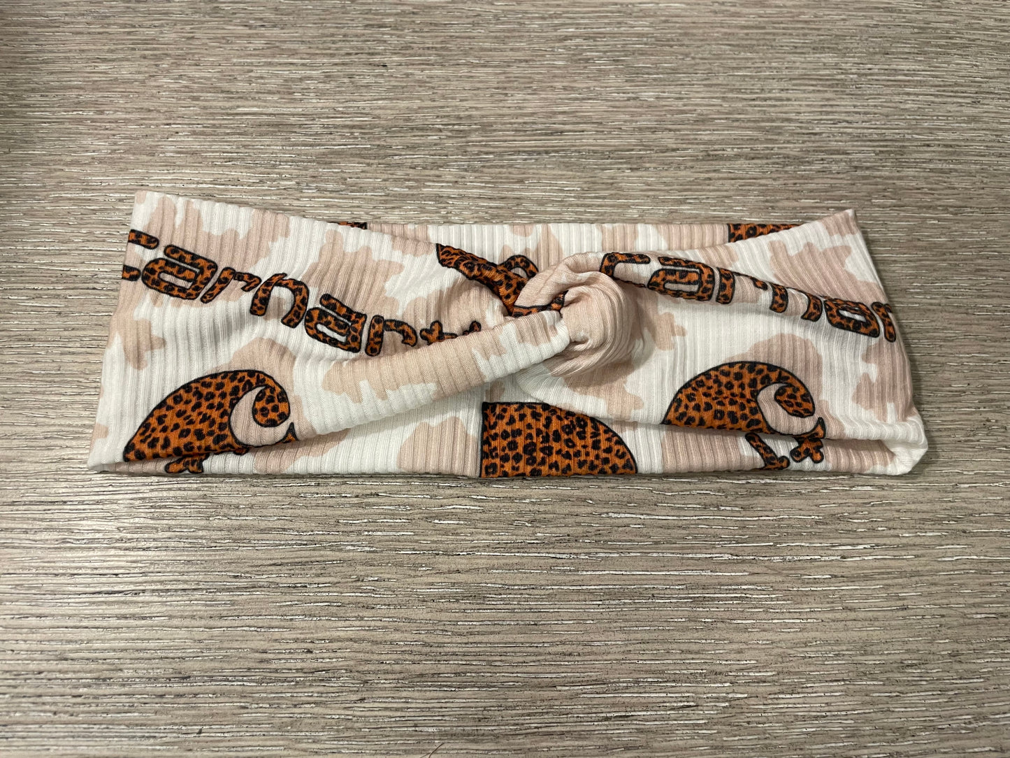 Cow cheetah work wear adult gently used headbands