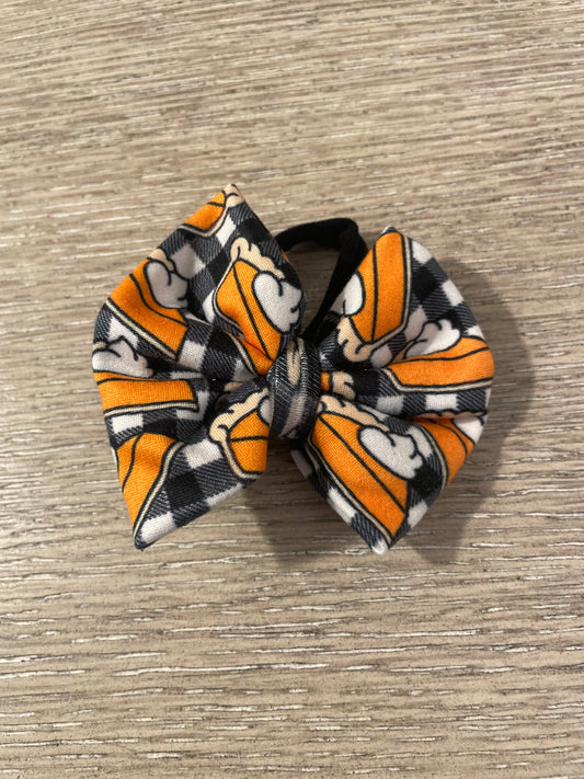 Pumpkin pie nylon bows