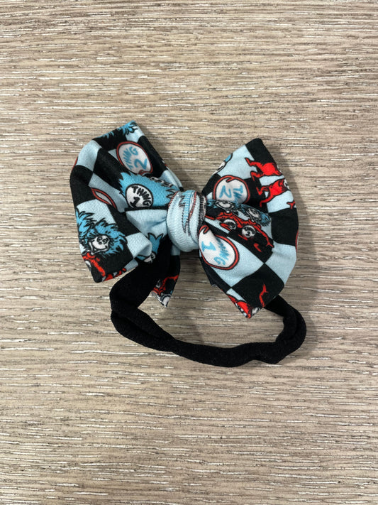 Thing 1, 2 nylon bow
