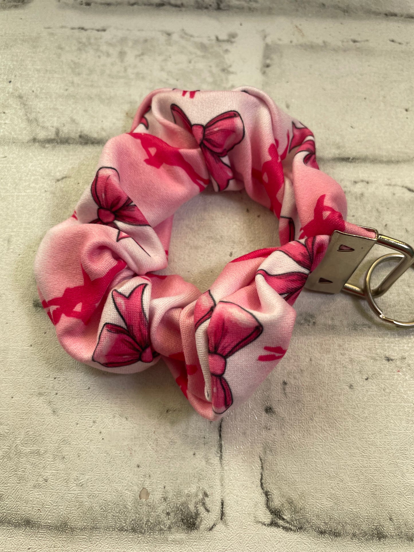 Ballerina scrunchie keychain
