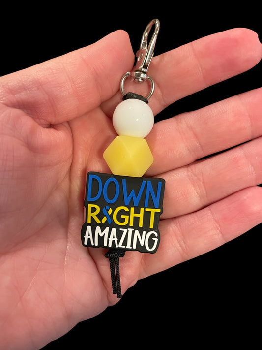 Down right amazing keychain