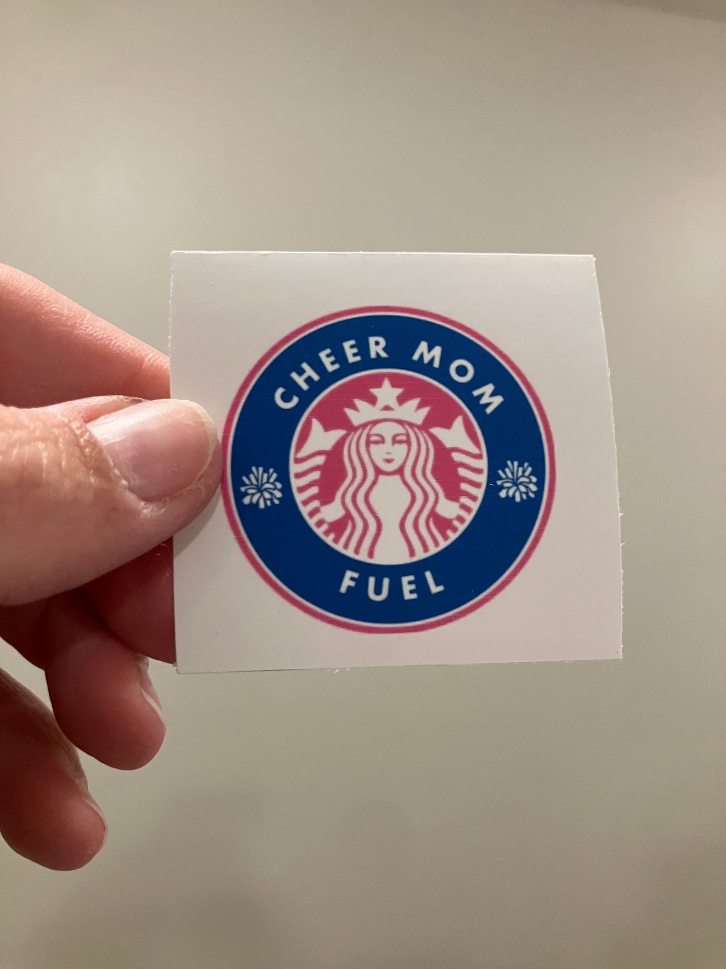 Cheer mom fuel stickers