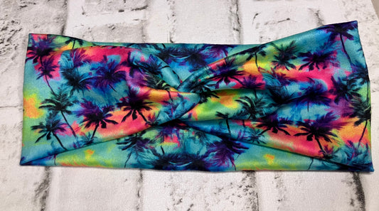 Palm trees child headbands