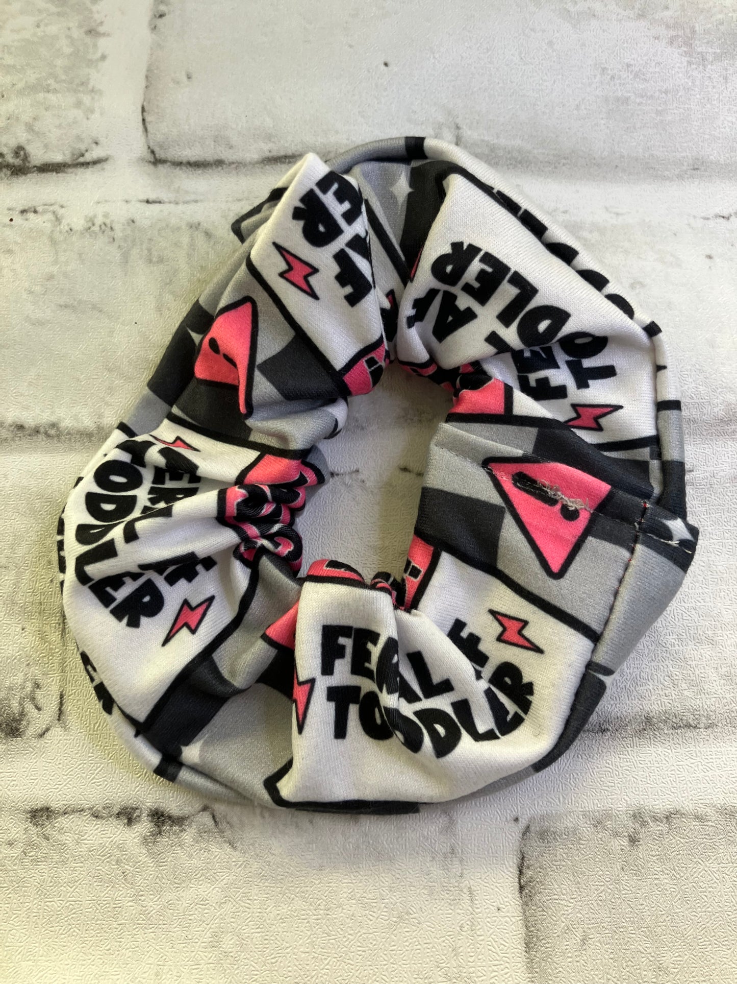 Feral AF toddler scrunchies