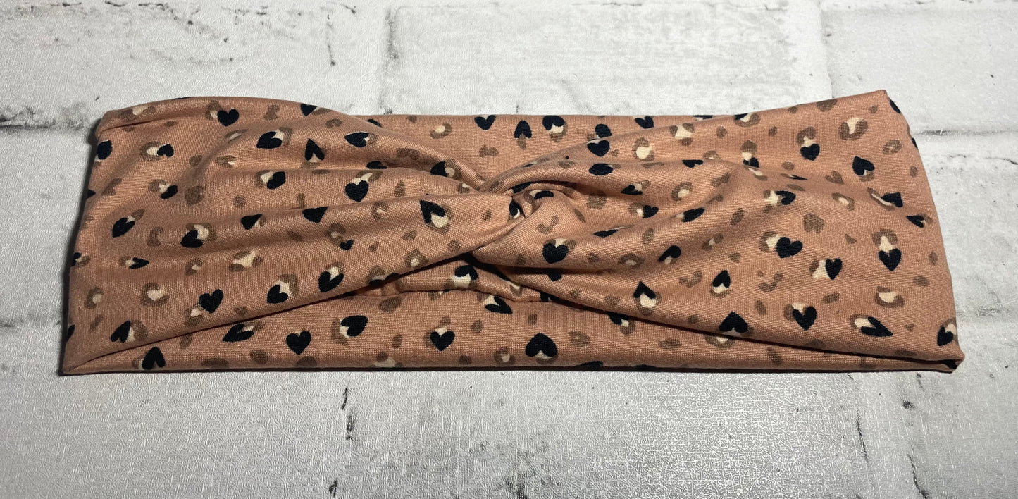 Small cheetah child headbands