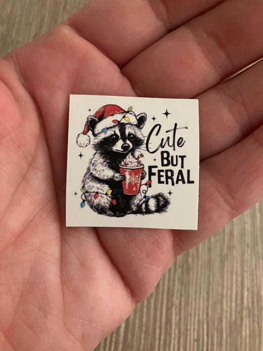 Cute but feral stickers