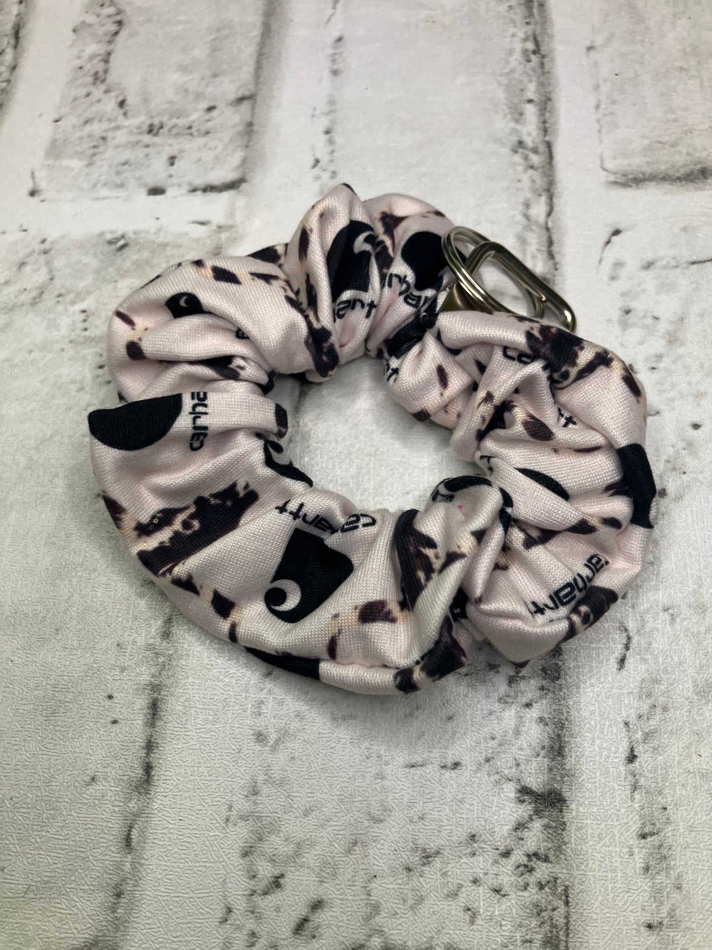 Longhorn workwear scrunchie keychain