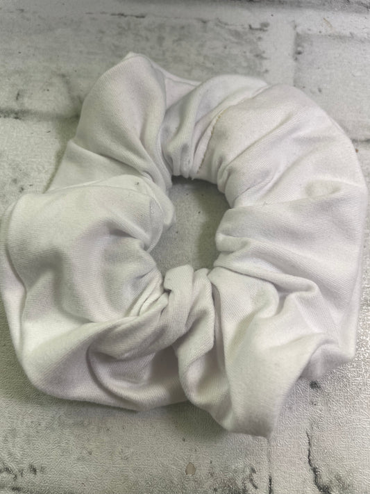White scrunchies