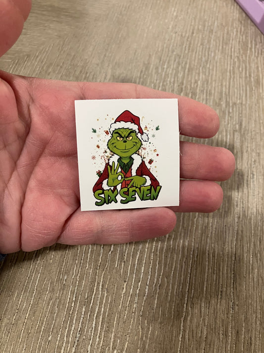 Mean guy six seven sticker