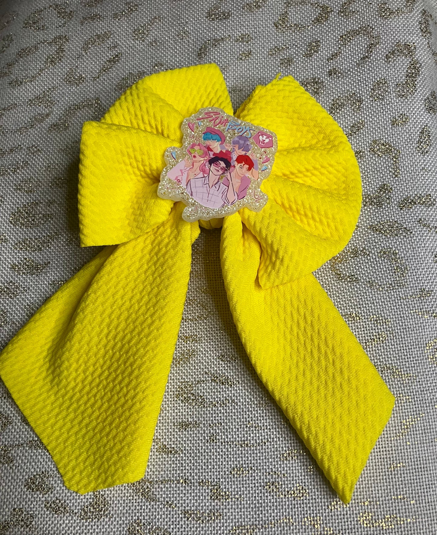 Yellow Saja boys sailor bows