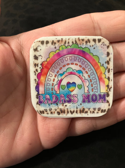 Badass mom stickers