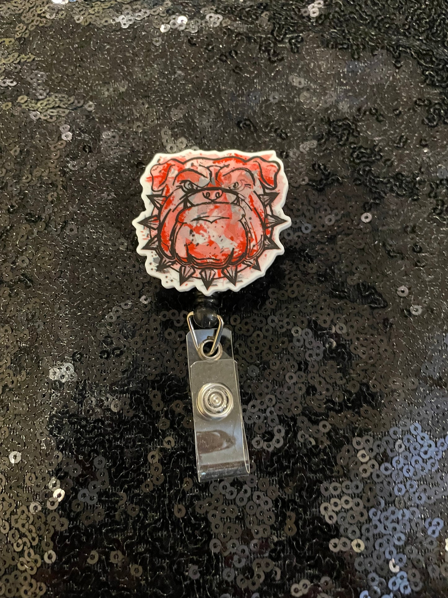 Bulldogs badge reel