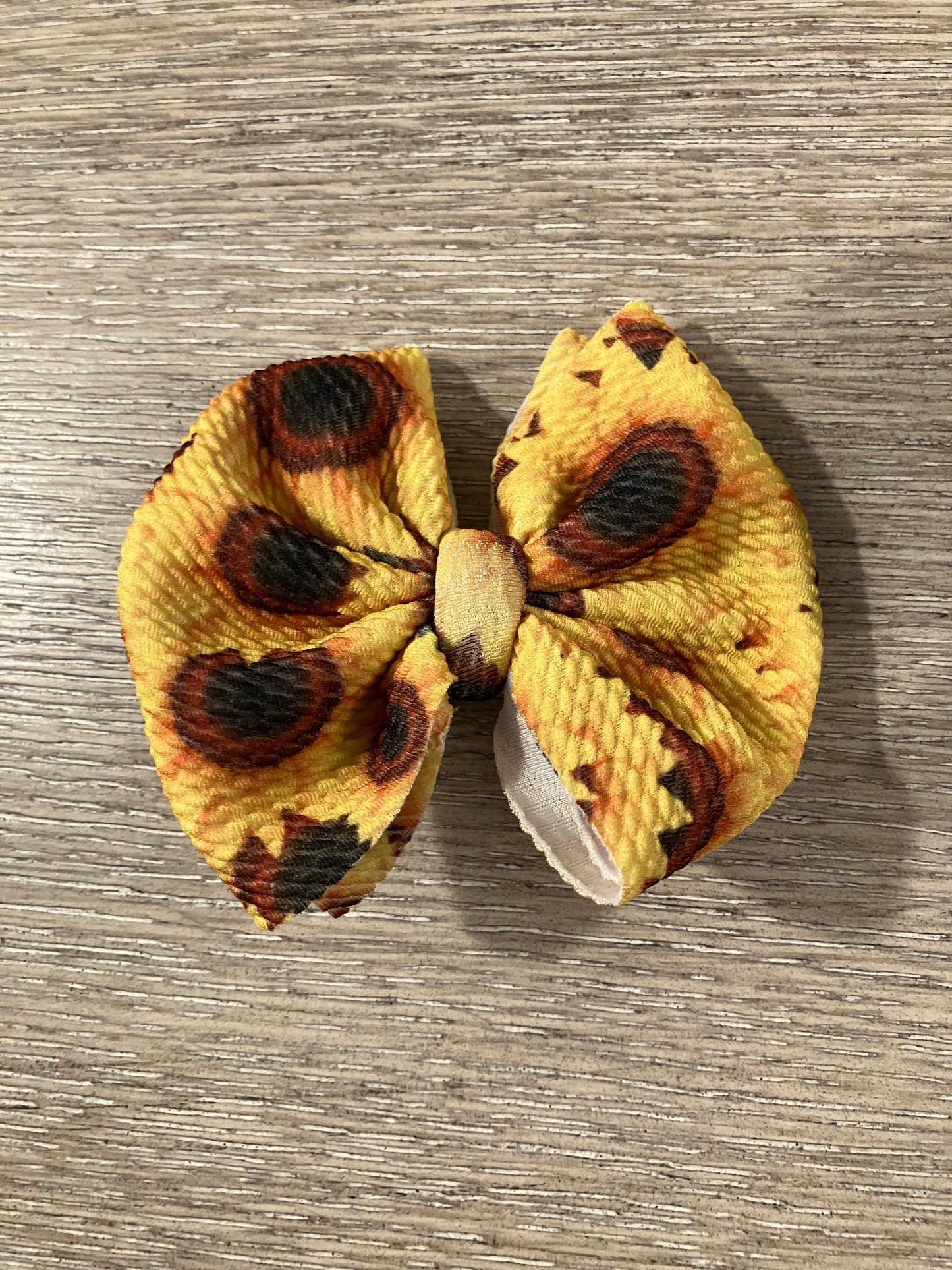 Sunflower clip bows