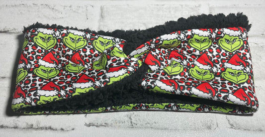 Cheetah mean guy adult ear warmer💜