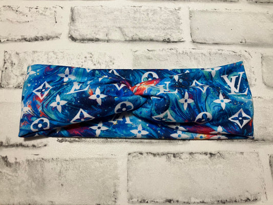 Tie dye high and child headbands