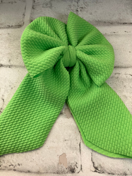 Lime green sailor bow