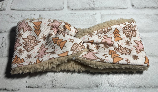 Boho trees adult ear warmer
