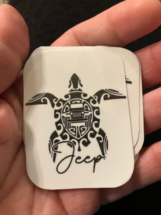 Sea turtle off road stickers