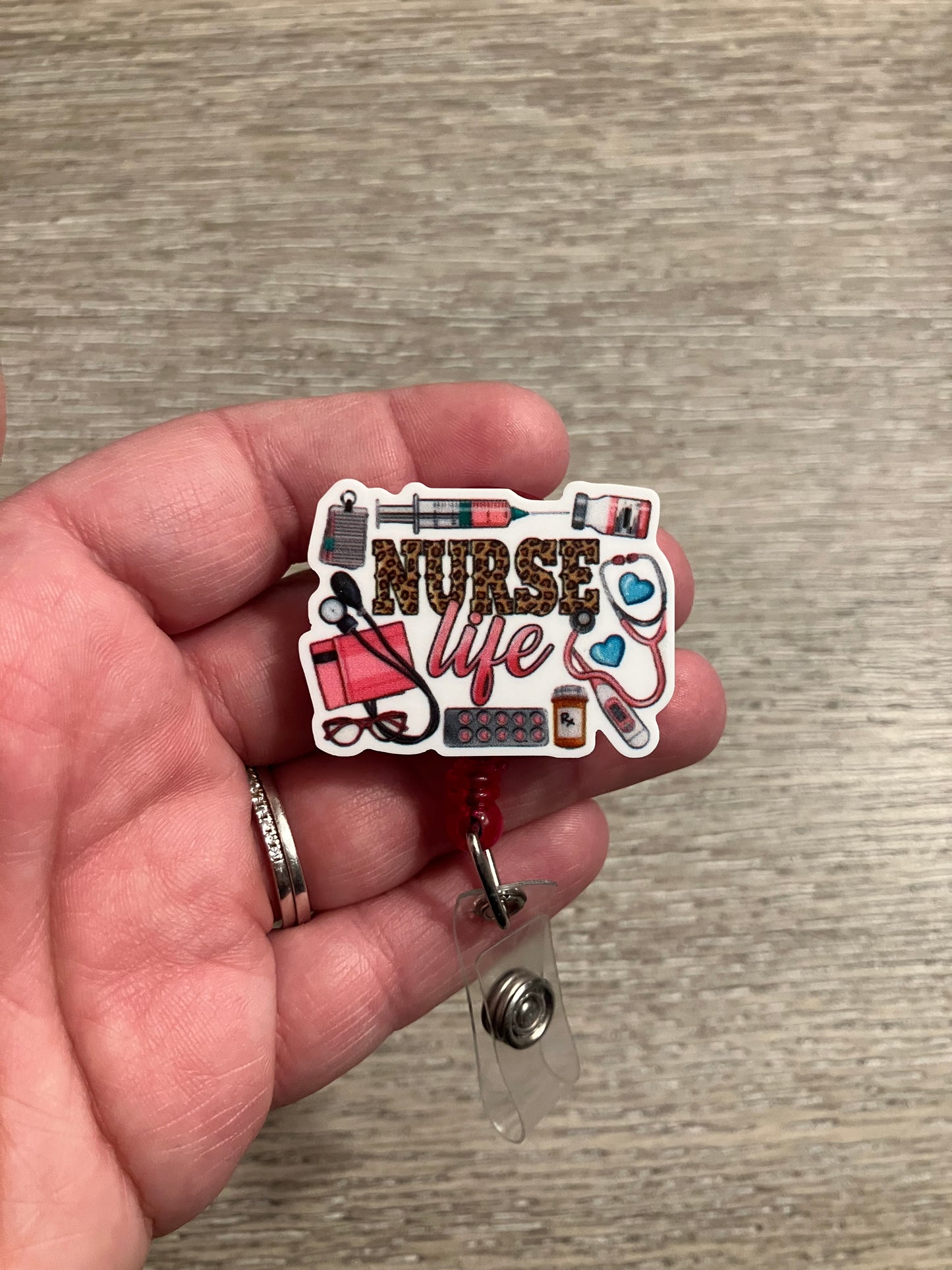 Nurse badge reel