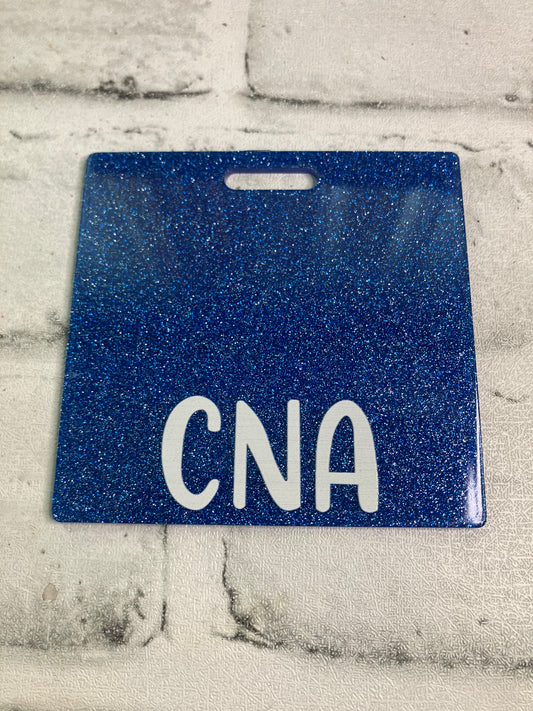 Blue CNA badge buddies