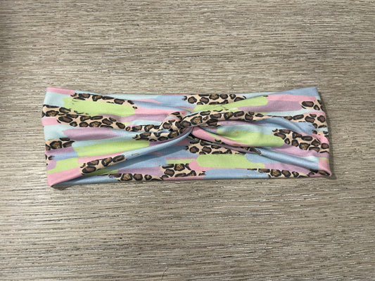Spring brushstrokes adult gently used headbands