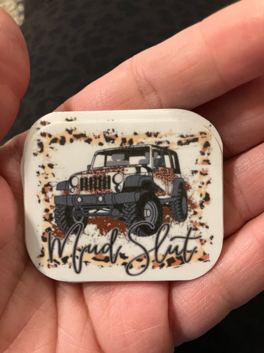 Mud slut stickers