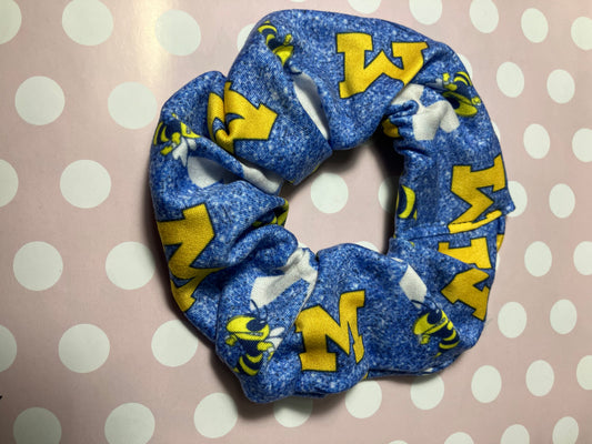 Mitchell bluejackets scrunchies