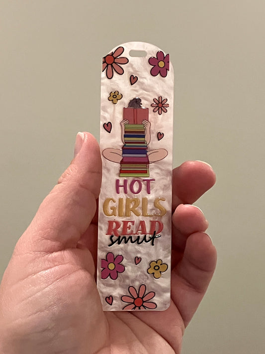 Hot girls read smut bookmark