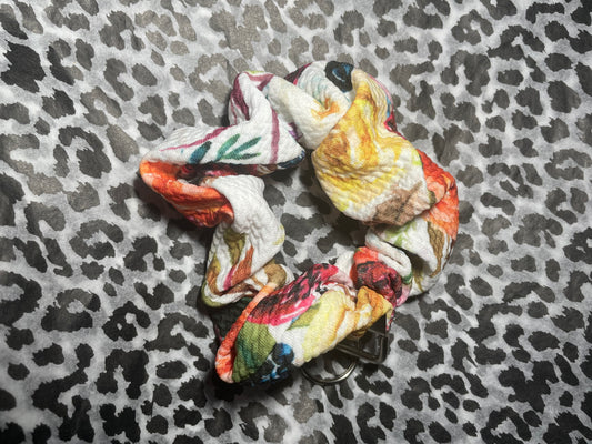 Floral Scrunchie keychain💜