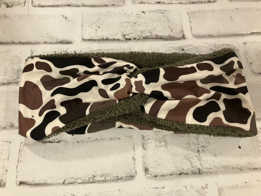 Duck camo adult ear warmers