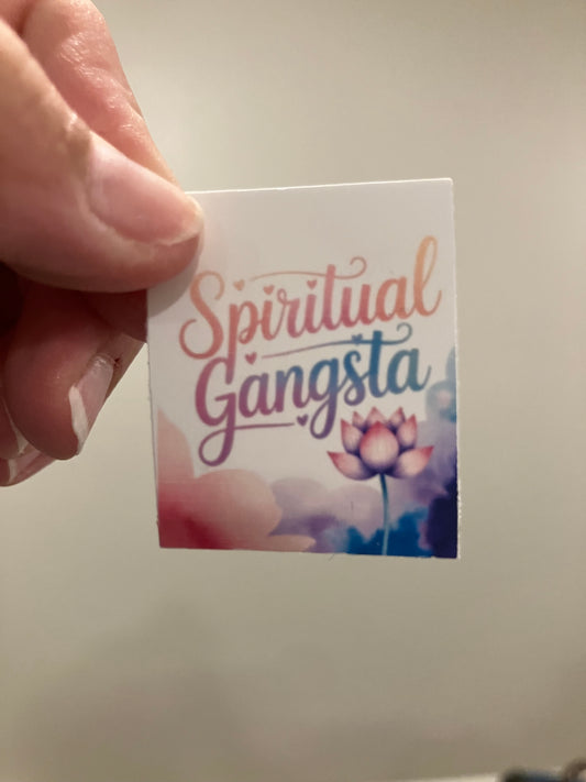 Spiritual gangsta stickers