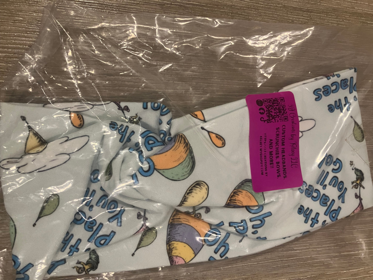 Oh the places you will go child headbands