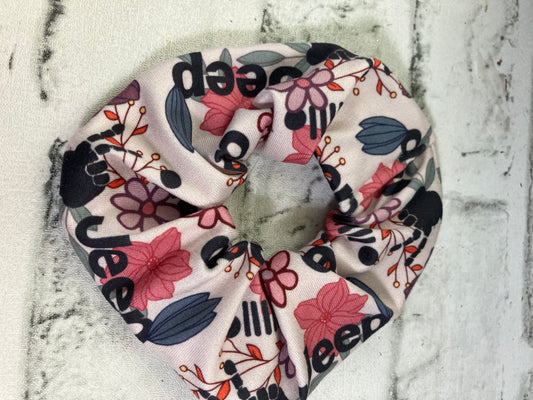 Floral off-road scrunchies