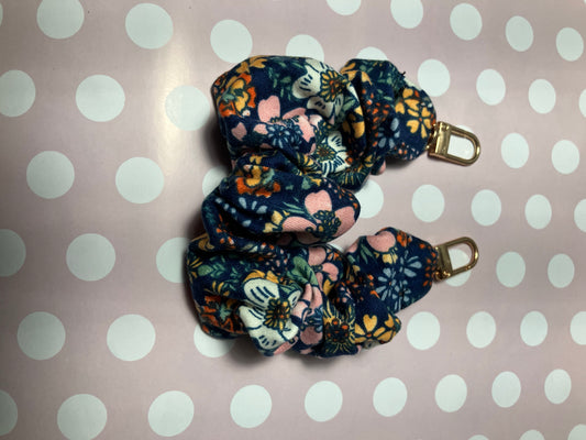 Floral scrunchie phone holders