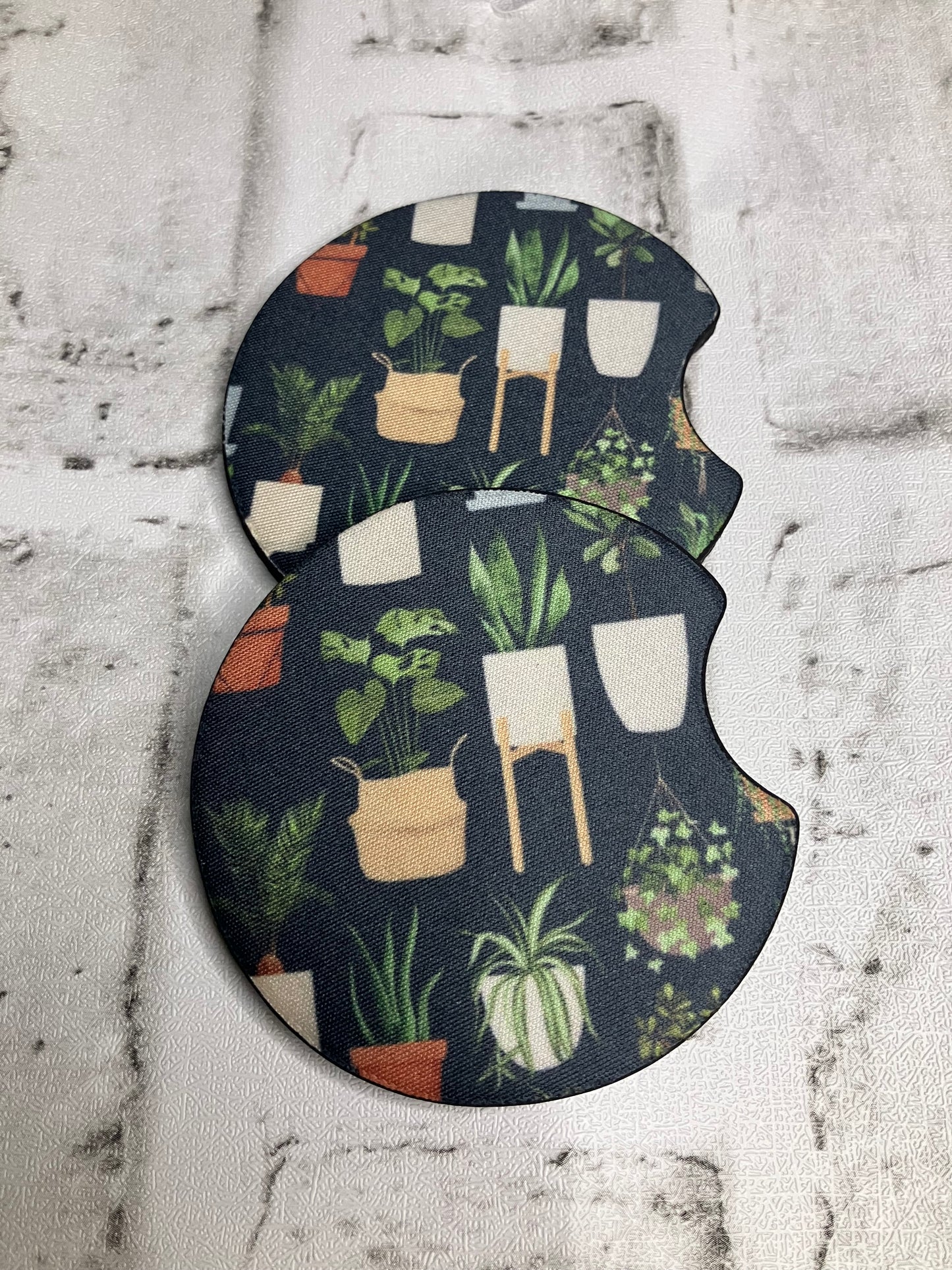 Plants car coasters