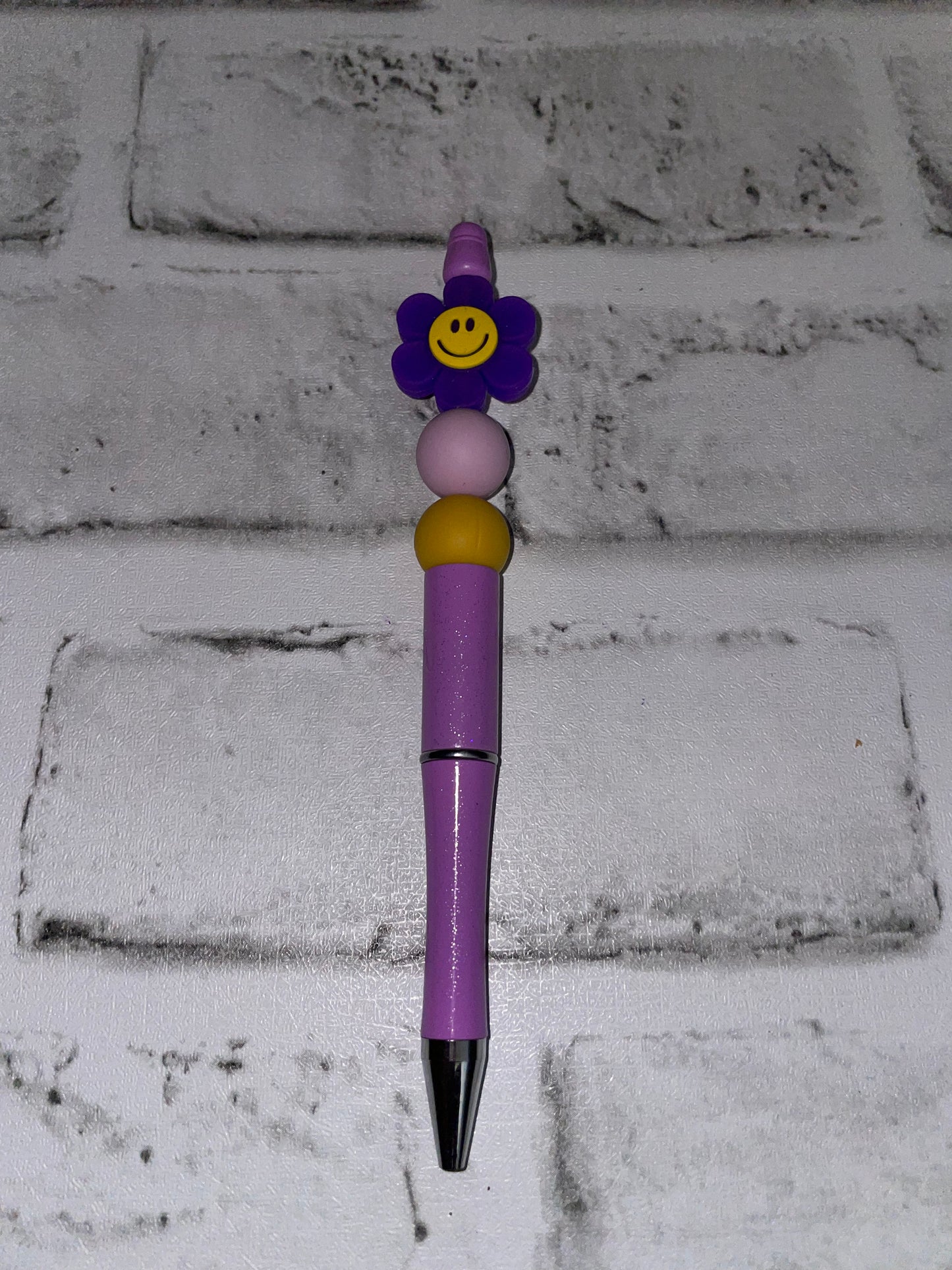 Purple flower pen