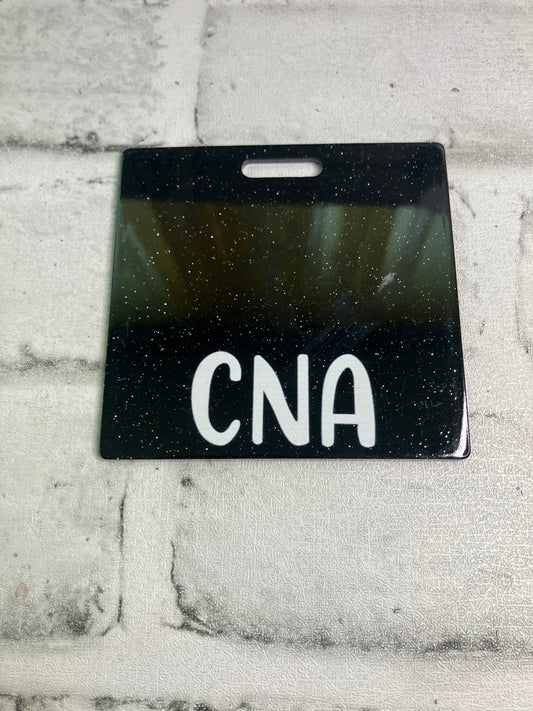Black CNA badge buddies