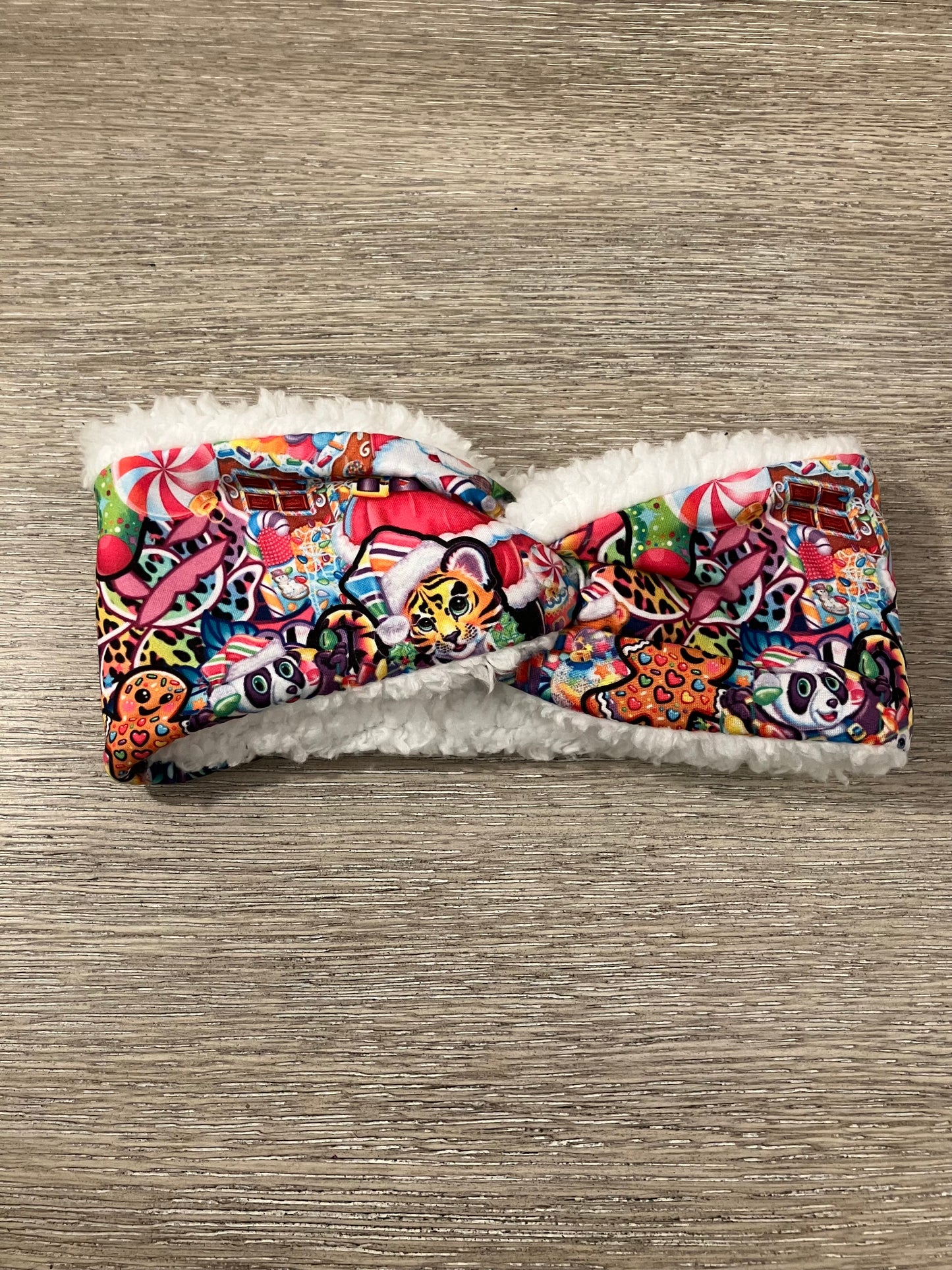 Bright Lisa Christmas child ear warmers💜