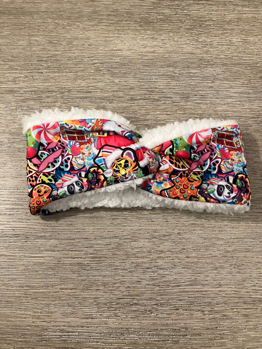 Bright Lisa Christmas child ear warmers💜