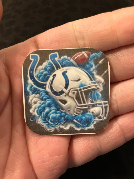 Horseshoe helmet sticker