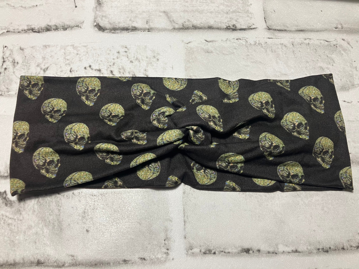 Glitter skulls adult headbands