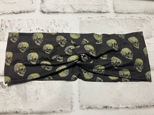 Glitter skulls adult headbands